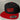 Just Be Weird Flat Brim Special Edition Snapback Cap with red and black design.