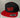 Just Be Weird Flat Brim Special Edition Snapback Cap with red and black design.