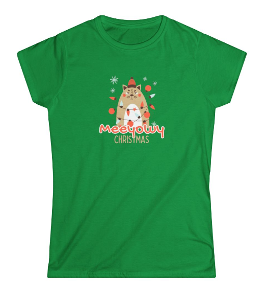 Meeyowy Christmas Women's Softstyle T-shirt