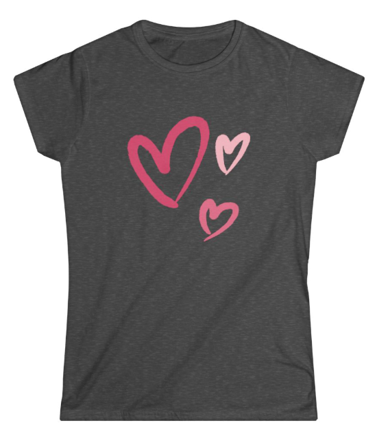 Hearts Women's Softstyle T-Shirt