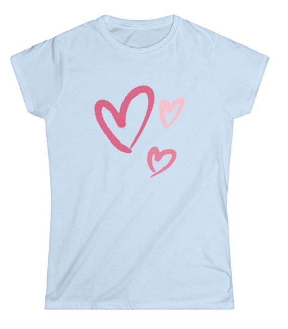 Hearts Women's Softstyle T-Shirt