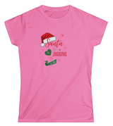 Santa is Judging You Women's Softstyle T-Shirt