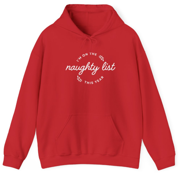 Naughty List Unisex Heavy Blend Hoodie