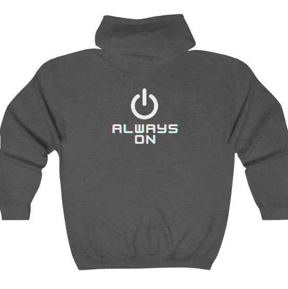 Always On Unisex Heavy Blend Zip-Up Hoodie