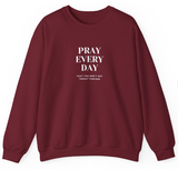 Pray Every Day Funny Unisex Sweatshirt