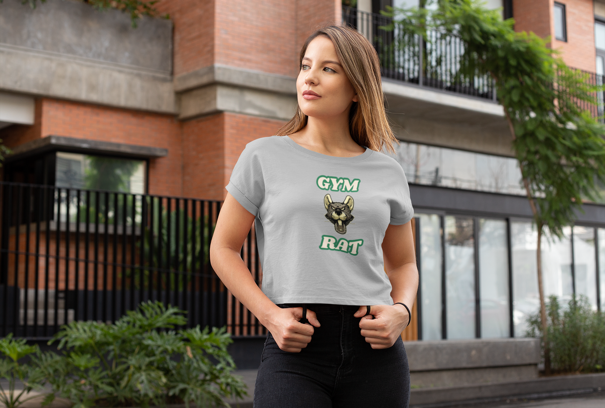 Gym Rat Mean Women's Cropped T-Shirt