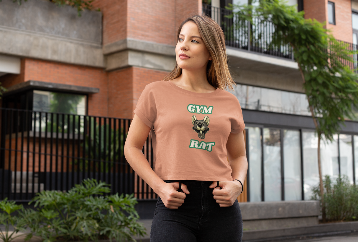 Gym Rat Mean Women's Cropped T-Shirt